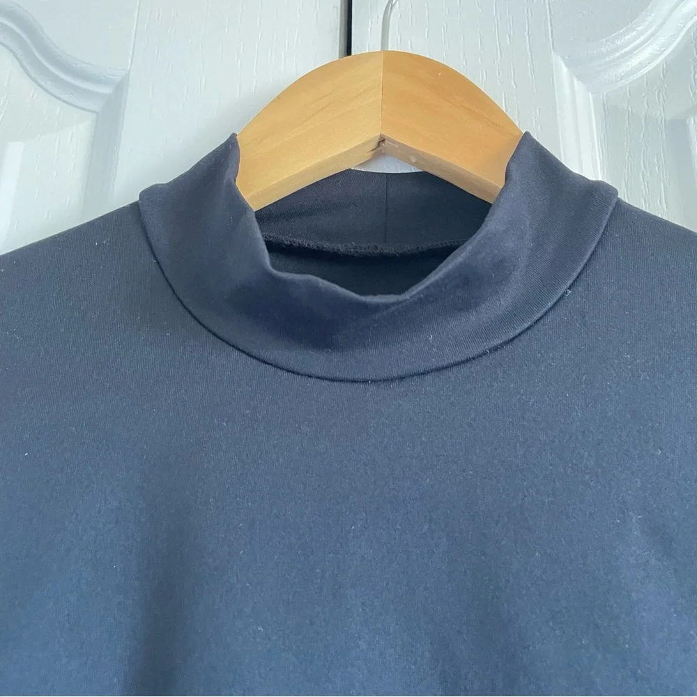 Abercrombie & Fitch Soft Collection Long Sleeve Bodysuit Womens M Black Cutout - Picture 5 of 15